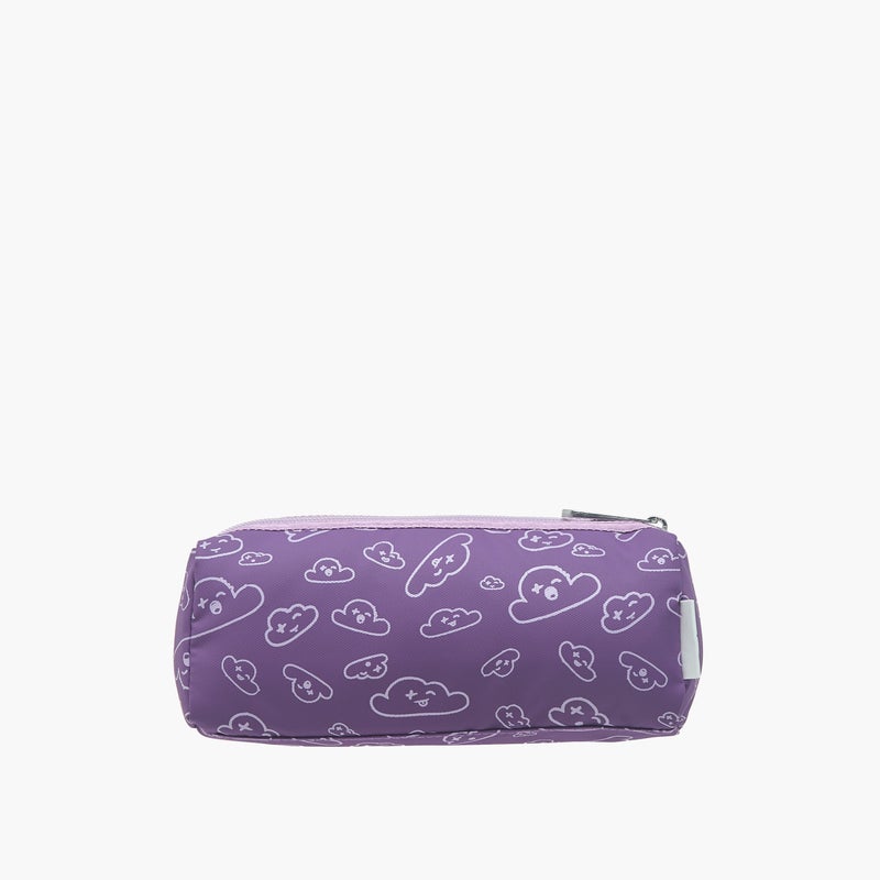 light_and_nine Pouch-With Jibbitz-1 Cmprt With Zipper Closure- (Eva) Purple \ 22X7X14 - Image 3